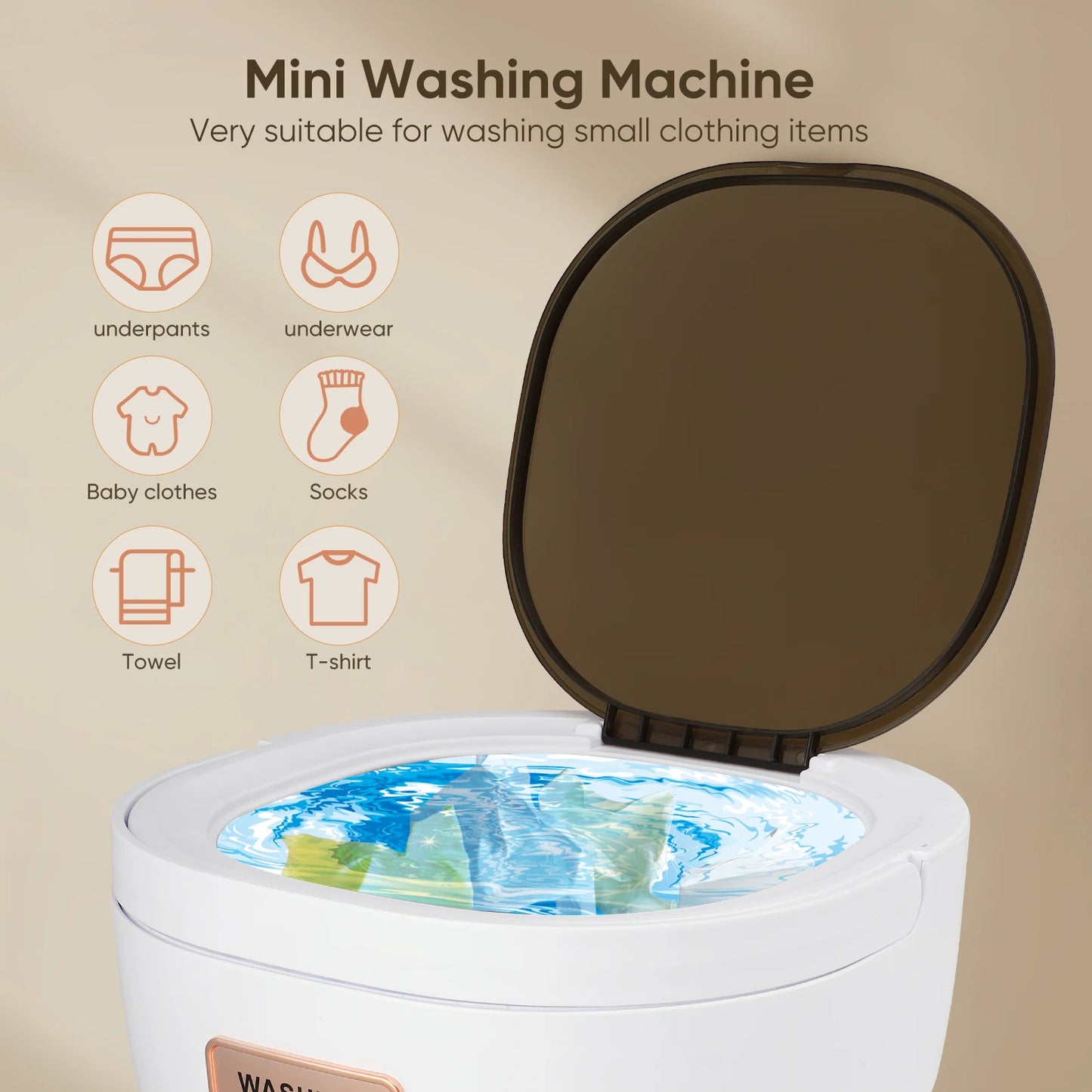 CleanMate 10L – Foldable Washer & Spinner