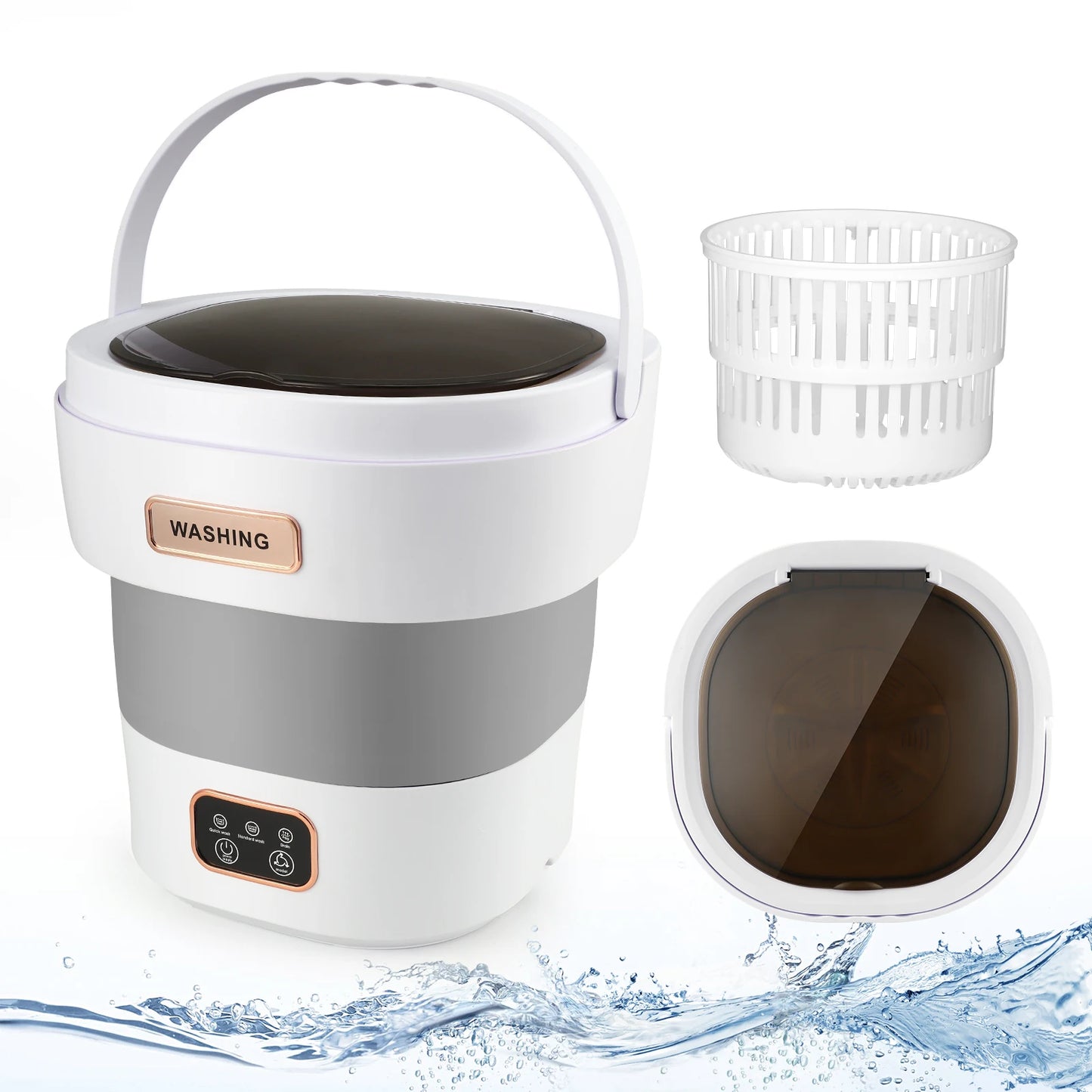 CleanMate 10L – Foldable Washer & Spinner