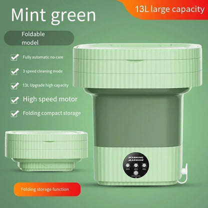 FreshFold 13L – Portable Washer for Travel & Daily Use