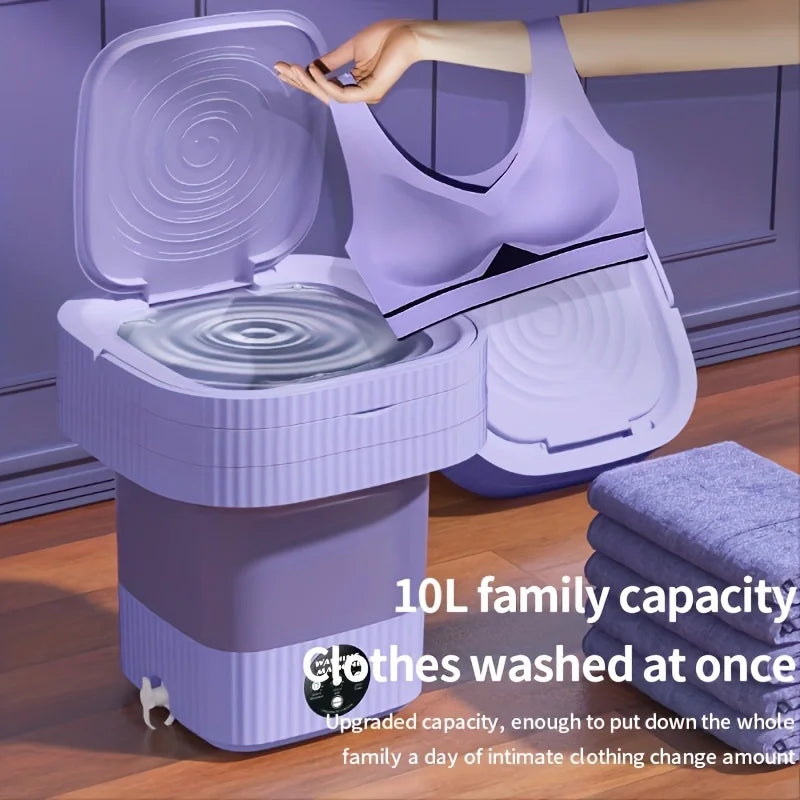 FreshFold 10L – Portable Washer for Travel & Daily Use