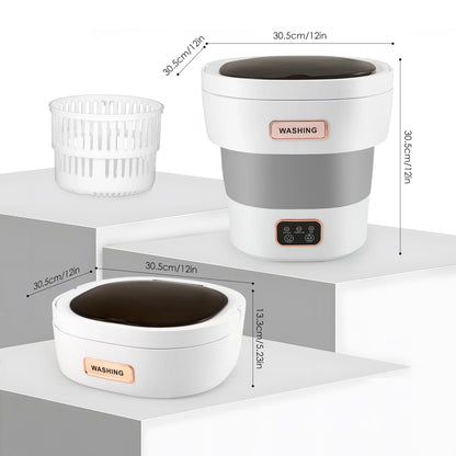 CleanMate 10L – Foldable Washer & Spinner